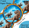 Jurassic Dinosaur Party Tableware Set With Plates Cups And Napkins 23