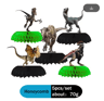 Jurassic Dinosaur Birthday Party Supplies Set With Tableware Balloons And Backdrop 14