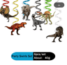 Jurassic Dinosaur Birthday Party Supplies Set With Tableware Balloons And Backdrop 16