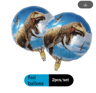 Jurassic Dinosaur Birthday Party Supplies Set With Tableware Balloons And Backdrop 18