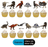 Jurassic Dinosaur Birthday Party Supplies Set With Tableware Balloons And Backdrop 23