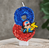 Cute Pokemon Pikachu Birthday Cake Candle And Anime Party Decoration 12