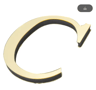 10cm 3D Acrylic Mirror Letter Wall Stickers For Personalized Decor 14