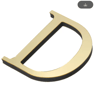 10cm 3D Acrylic Mirror Letter Wall Stickers For Personalized Decor 20
