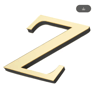 10cm 3D Acrylic Mirror Letter Wall Stickers For Personalized Decor 4