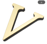 10cm 3D Acrylic Mirror Letter Wall Stickers For Personalized Decor 8
