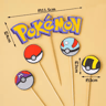 Pokemon Cake Topper Set With Pikachu Figures And Poke Ball Decorations 5
