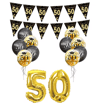 30th 40th 50th 60th Birthday Banner With Number Balloons 20