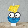 Cute Yellow Banana Man Number Birthday Candle 09 10