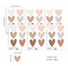 Boho Heart Wall Stickers For Kids Bedroom And Nursery Decor 2