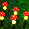 Solar Mushroom Path Light With 8 LED Lighting Modes 1