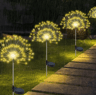 200LED Solar Dandelion Globe Light For Garden And Lawn 3