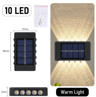10LED Solar Up And Down Outdoor Wall Light 11