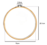 Wooden Embroidery Hoop Frame Set For Needlecraft  Sewing 7