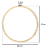 Wooden Embroidery Hoop Frame Set For Needlecraft  Sewing 4