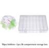 36Grid Embroidery Floss Organizer Box With Bobbins  Labels 11