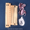 Mini DIY Wooden Weaving Loom  Spinning Wheel Set 2