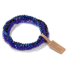 Colorful Faceted Crystal Glass Beaded Bracelet 4