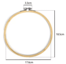 1030cm Bamboo Embroidery Hoop Ring  8 Sizes 4