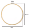 1030cm Bamboo Embroidery Hoop Ring  8 Sizes 3
