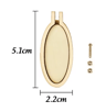 10PCS Mini Wooden Embroidery Hoop Pendant Set 5