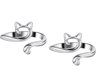 2PCS Adjustable Crochet  Knitting Yarn Guide Rings 7