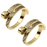 2PCS Adjustable Crochet  Knitting Yarn Guide Rings 3