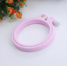 7cm Round Plastic Embroidery Hoop For Cross Stitch 4
