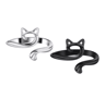 2PCS Adjustable Knitting  Crochet Yarn Guide Ring 1