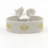 Bohemian Handmade Evil Eye Woven Rope Bracelet 1