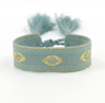 Bohemian Handmade Evil Eye Woven Rope Bracelet 12