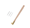 Wooden Handle Embroidery Crochet Hook With 3 Needles 2
