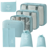 8PCS Foldable Travel Packing Cubes Organizer Set 8