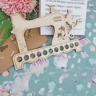 Wooden Embroidery Floss  Thread Organizer 6