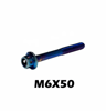 M6 Titanium Flange Hex Bolt With Drilled Hole 2