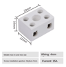 250V Ceramic Electrical Wiring Terminal Block 8
