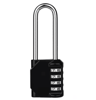 4Digit Combination Padlock  Waterproof Long Shackle Lock For Lockers Gates  Fences 1