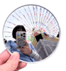 5cm Handheld Convex Selfie Mirror  Portable Round Photography  Vlogging Prop 2