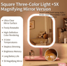 3Color LED Vanity Mirror  Dimmable Touch Control Desktop Makeup Mirror 2