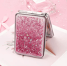 Quicksand DoubleSided Makeup Mirror  Mini Folding Pocket Cosmetic Mirror 7