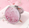 Quicksand DoubleSided Makeup Mirror  Mini Folding Pocket Cosmetic Mirror 9