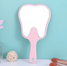 Cute ToothShaped Handheld Mirror  HighDefinition Makeup  DentalInspired Mirror 9
