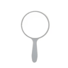 Fashion Round Handheld Makeup Mirror  Portable AntiFall Beauty Mirror With Handle 2