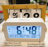 MultiFunction LCD Alarm Clock  3 Alarms Temperature Date  Snooze Display 2