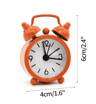 Retro Twin Bell Mini Alarm Clock  Portable Quartz Table  Bedside Clock 1