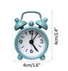 Retro Twin Bell Mini Alarm Clock  Portable Quartz Table  Bedside Clock 4