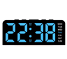 USB Digital Alarm Clock With Mood Light  Dual Alarm LED Table Clock 14