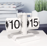 Vintage Flip Clock  Retro BatteryPowered Flip Down Desk Clock 1