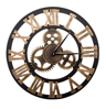 Industrial Moving Gear Wall Clock  Rustic Metal Decorative Clock 303540CM 3