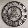 Industrial Moving Gear Wall Clock  Rustic Metal Decorative Clock 303540CM 4